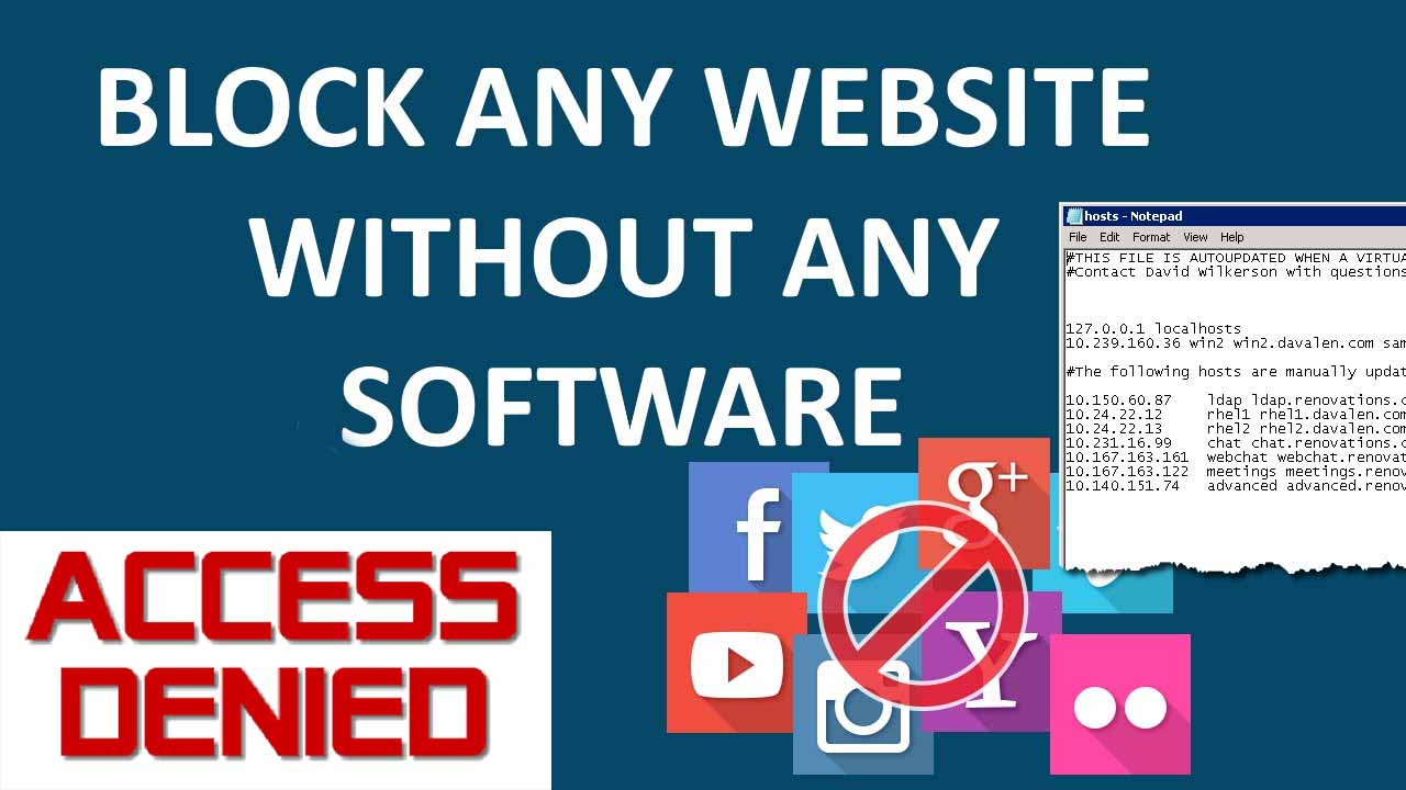 You are currently viewing How To Block Any Websites in Computer Without Any Software [Very Easy Steps]
