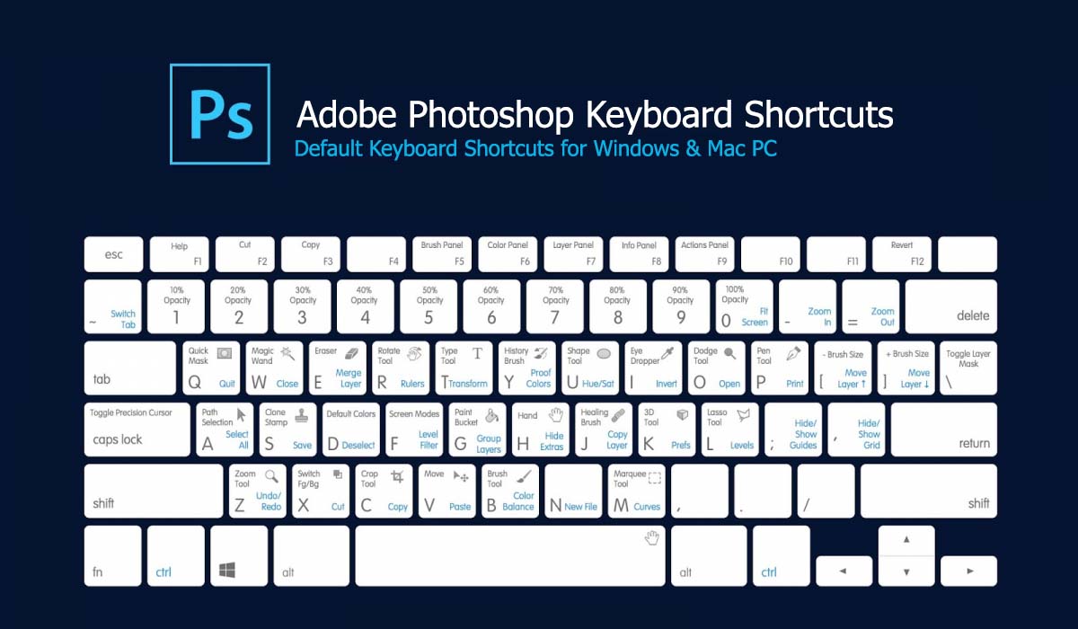 You are currently viewing Photoshop Keyboard Shortcuts – For All Version